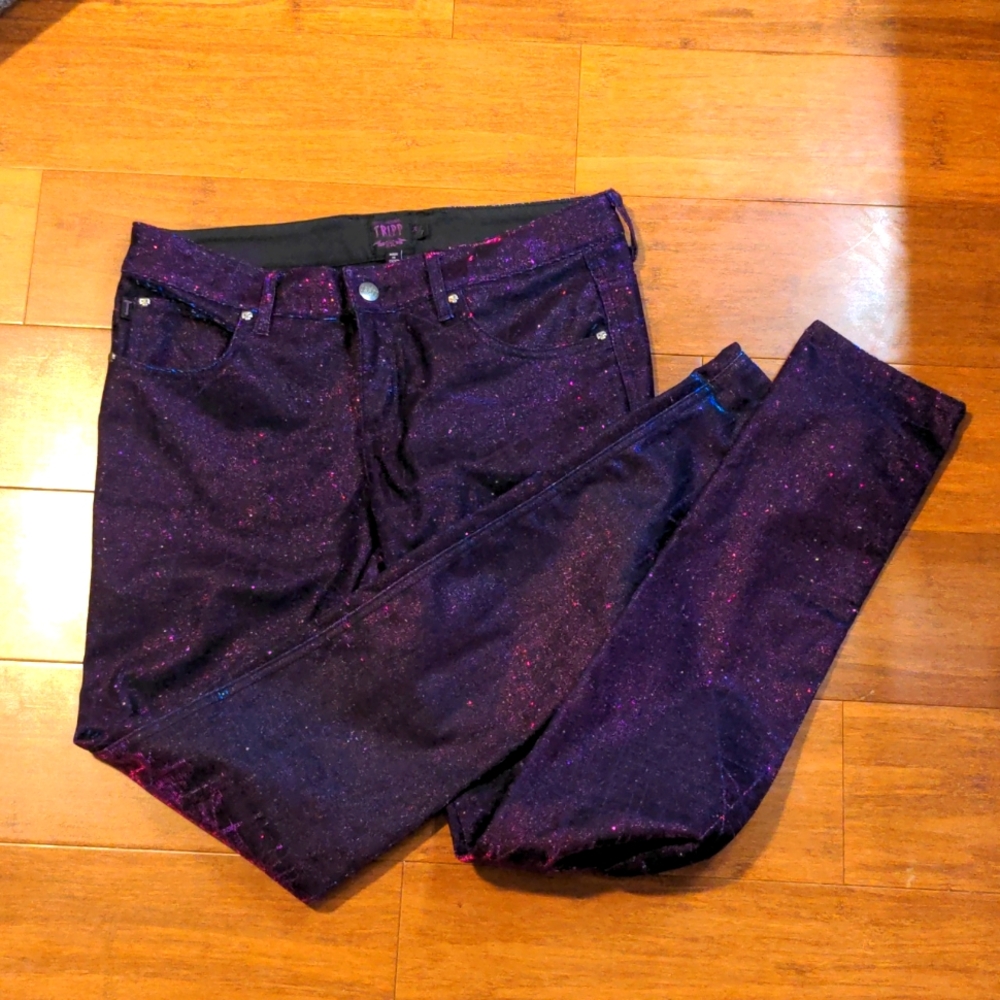 Tripp NYC Daang Goodman | Metallic Glitter Skinny Pants 28/7
